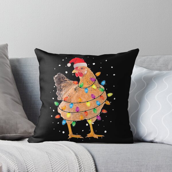 Item preview, Christmas Lights Chicken Santa Funny Xmas Tree Chicken designed and sold by ericrichard059.