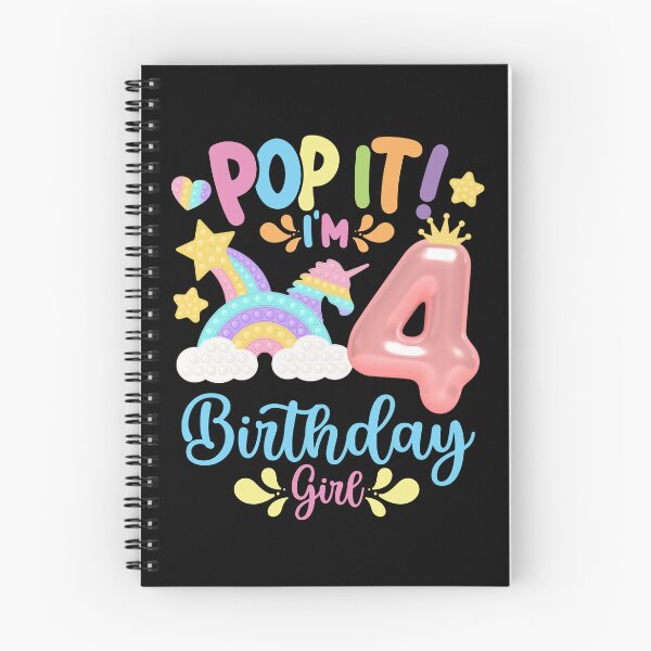 Item preview, Pop it Birthday Girl - Pop It I'm 4th Year old Birthday Girl Pop it Party Theme designed and sold by ohmier.