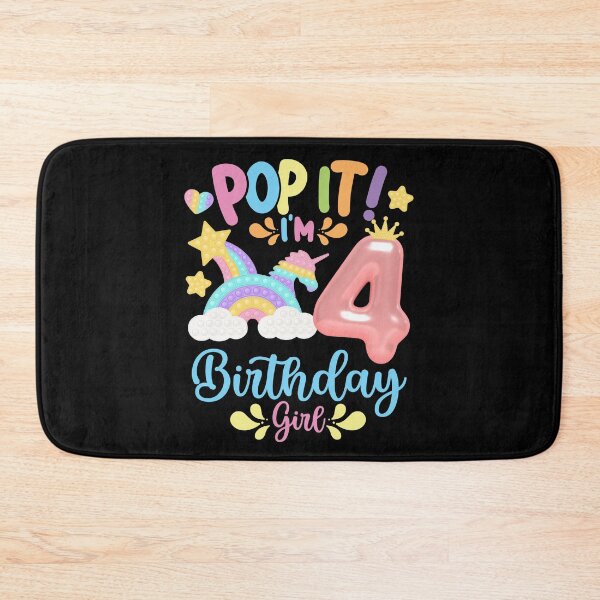 Item preview, Pop it Birthday Girl - Pop It I'm 4th Year old Birthday Girl Pop it Party Theme designed and sold by ohmier.