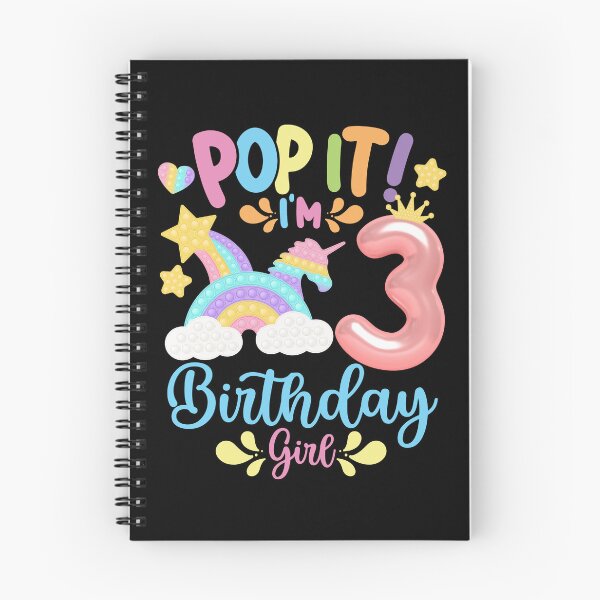 Item preview, Pop it Birthday Girl - Pop It I'm 3rd Year old Birthday Girl Pop it Party Theme designed and sold by ohmier.