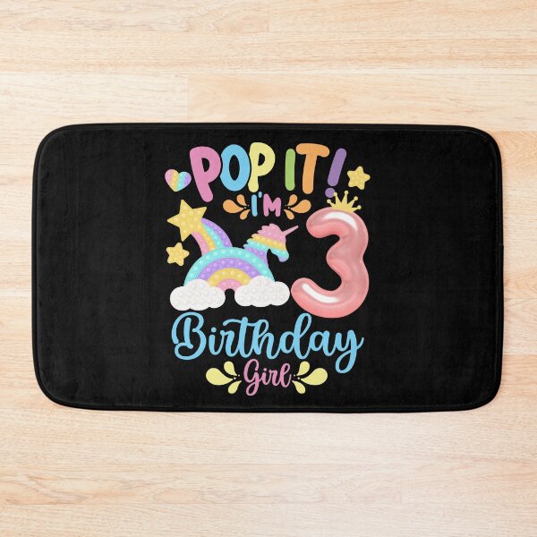 Item preview, Pop it Birthday Girl - Pop It I'm 3rd Year old Birthday Girl Pop it Party Theme designed and sold by ohmier.