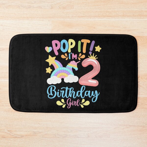 Item preview, Pop it Birthday Girl - Pop It I'm 2nd Year old Birthday Girl Pop it Party Theme designed and sold by ohmier.