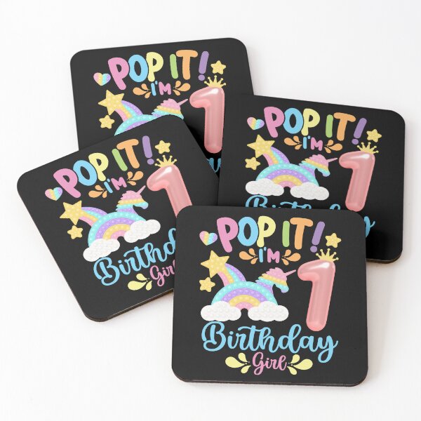 Item preview, Pop it Birthday Girl - Pop It I'm 1st Year old Birthday Girl Pop it Party Theme designed and sold by ohmier.