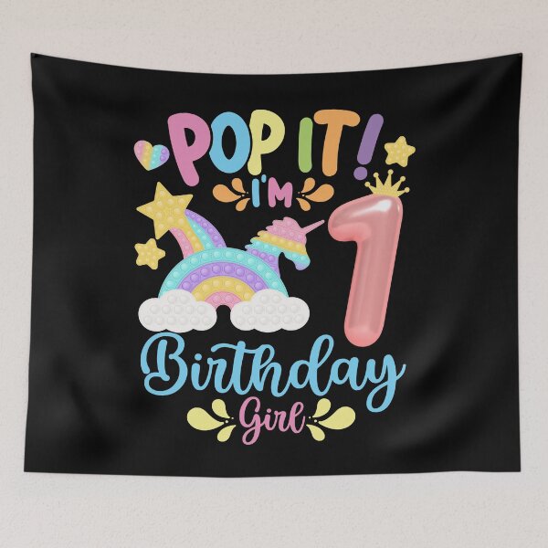 Item preview, Pop it Birthday Girl - Pop It I'm 1st Year old Birthday Girl Pop it Party Theme designed and sold by ohmier.