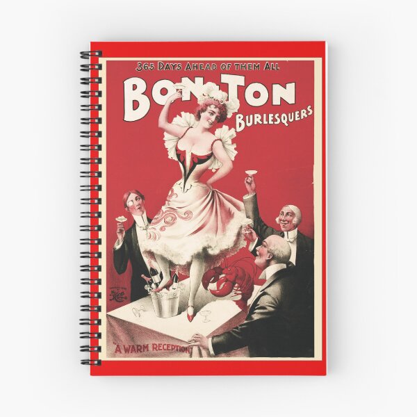 Item preview, Vintage 1898 Bon-Ton Burlesquers 365 Days Ahead of Them All A Warm Reception poster designed and sold by Relics Of The Day.