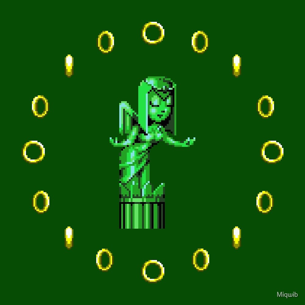 "Sonic CD Angel Statue" by Miqwib Redbubble