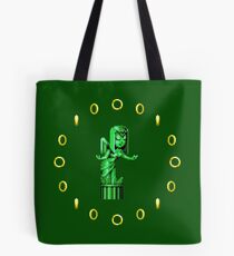 Sonic CD Angel Statue Tote Bag