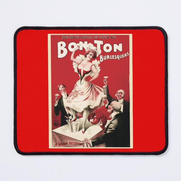 Item preview, Vintage 1898 Bon-Ton Burlesquers 365 Days Ahead of Them All A Warm Reception poster designed and sold by Relics Of The Day.