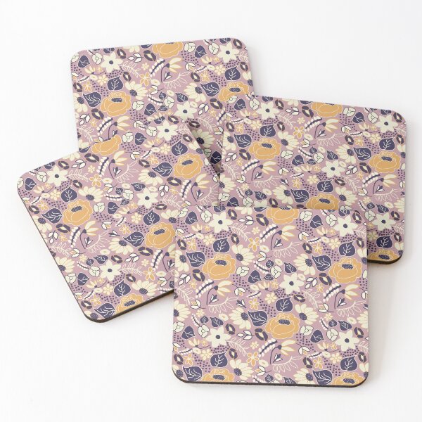 Item preview, Berry Folksy Floral small scale  designed and sold by Lozzie Eliza Designs.