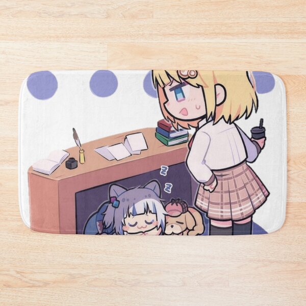 Item preview, Two cuties are sleeping under Ame's desk  designed and sold by AszaAri.