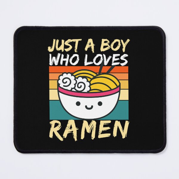 Item preview, Just a boy who loves ramen japenese food kawaii retro designed and sold by LittleArij.