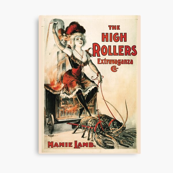 Vintage 1899 The High Rollers Extravaganza Mamie Lamb