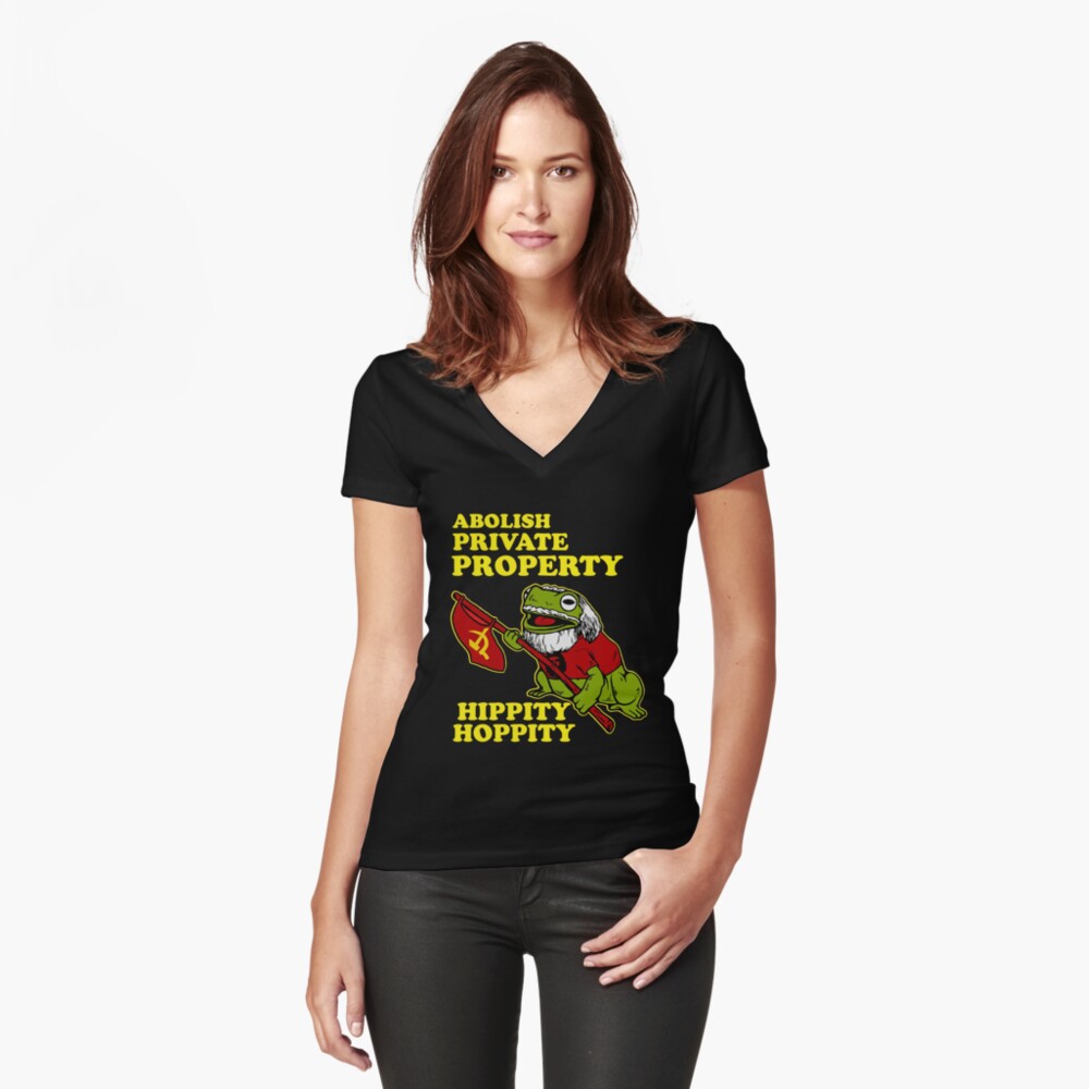 Vista previa del artículo con la obra «Camiseta entallada de cuello en V», diseñado y vendido por Ratangedi.