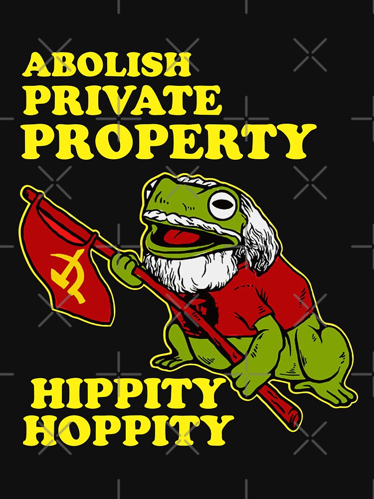 Imagen 3 de 3, Camiseta ¾ estilo béisbol con la obra Hippity Hoppity Abolir, diseñada y vendida por Ratangedi.
