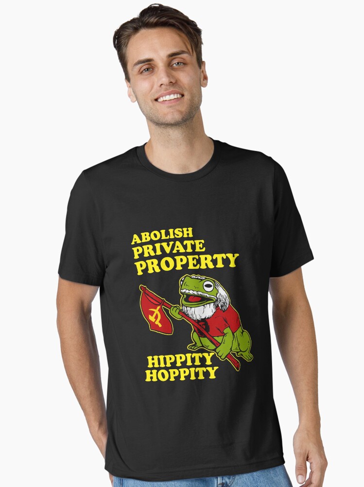 Imagen 1 de 7, Camiseta esencial con la obra Hippity Hoppity Abolir, diseñada y vendida por Ratangedi.