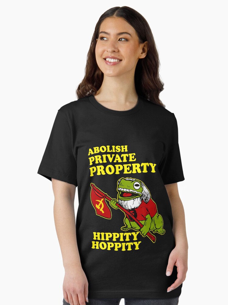 Imagen 2 de 7, Camiseta esencial con la obra Hippity Hoppity Abolir, diseñada y vendida por Ratangedi.