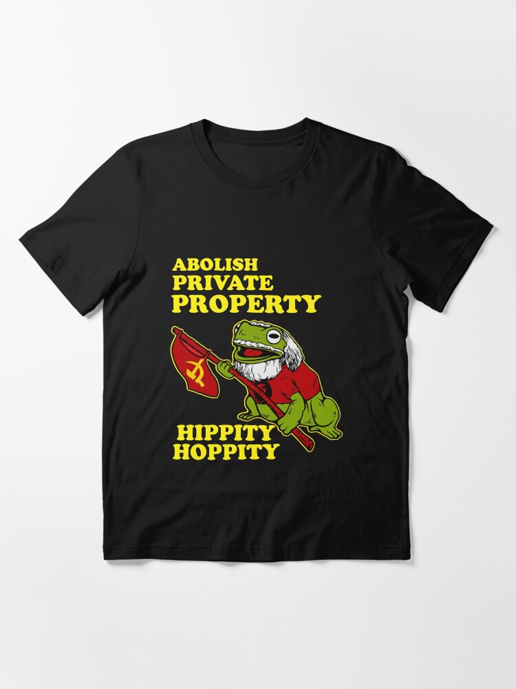 Imagen 3 de 7, Camiseta esencial con la obra Hippity Hoppity Abolir, diseñada y vendida por Ratangedi.