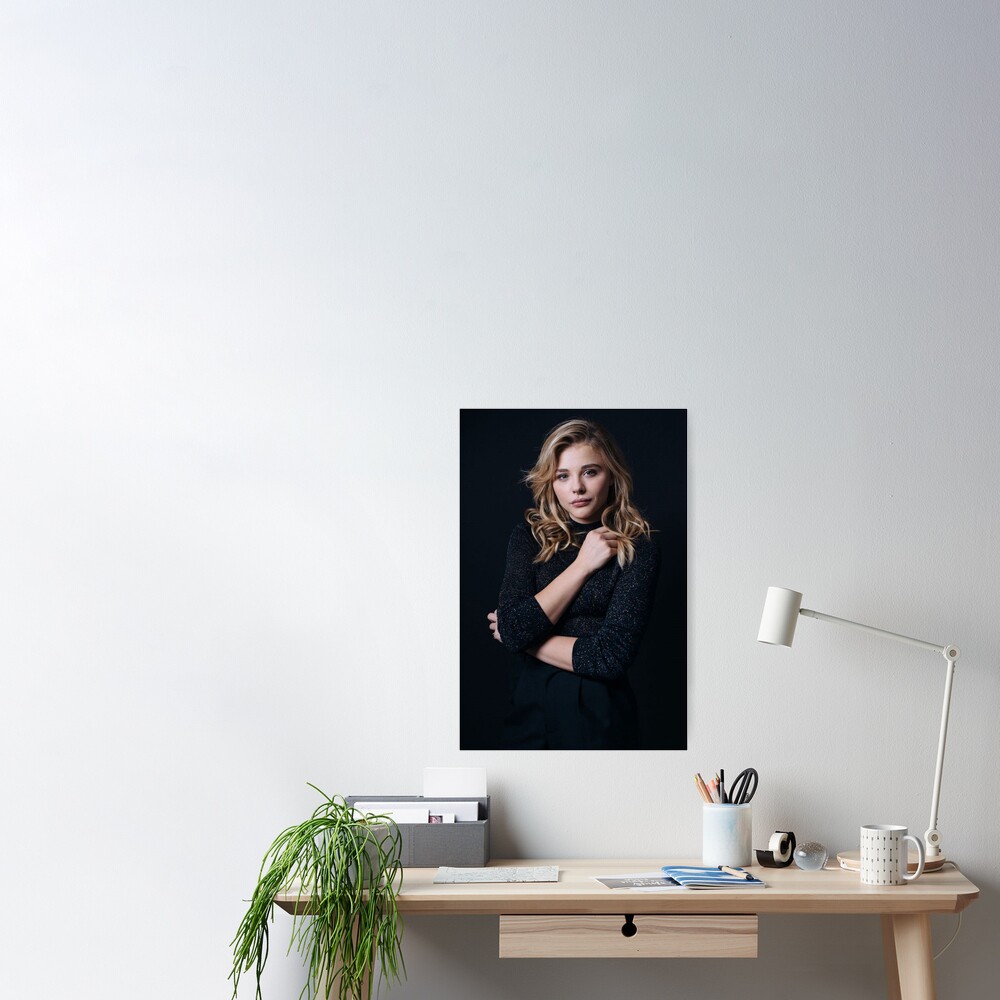 Quadro Placa MDF Poster Chloe Grace Moretz