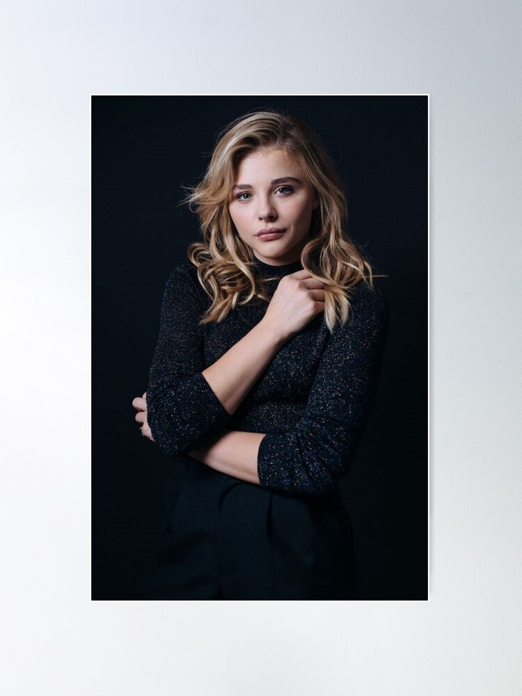 Quadro Placa MDF Poster Chloe Grace Moretz