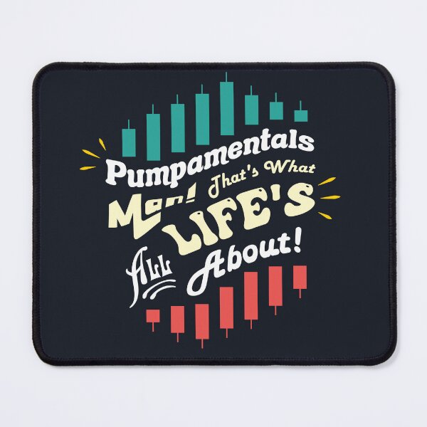 Item preview, Pumpamentals Man! Retro Crypto Typography Art designed and sold by Digi-Drifterz.