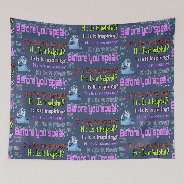 Item preview, before you speak think designed and sold by tintingouw.