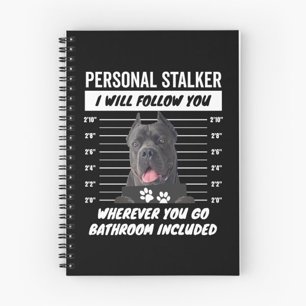 Item preview, Personal Stalker Dog – Cropped Ears Blue Cane Corso designed and sold by More Cute Dogs.