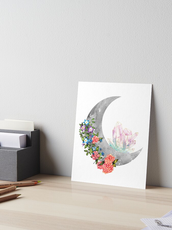 Crescent Watercolor Illustration Boards