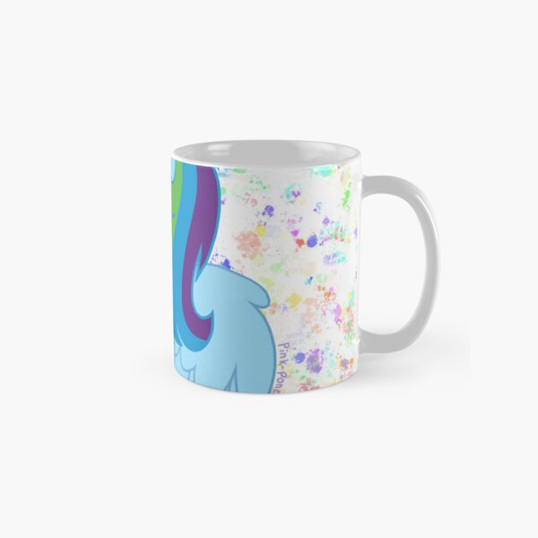 My Little Pony Coffee Mug Friendship Is Magic MLP Pink Ceramic Rainbow Dash  