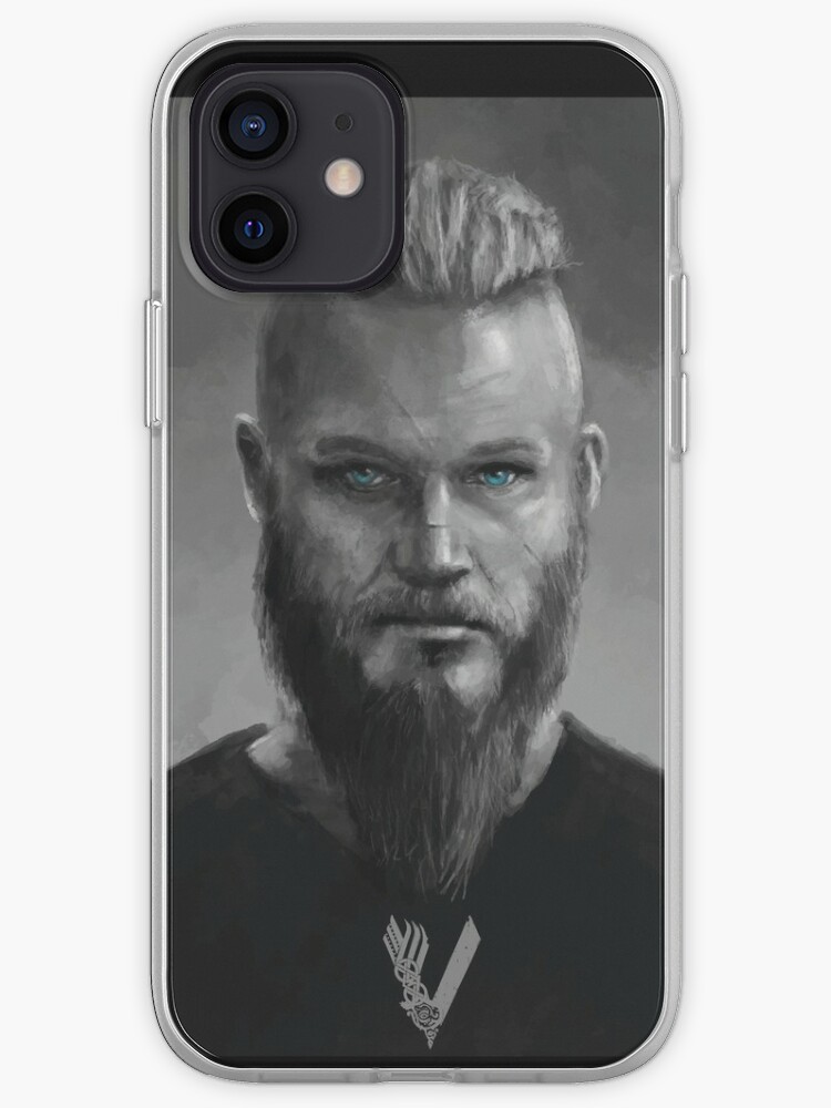 Konig Ragnar Lothbrok Wikinger Iphone Hulle Cover Von Princedesigns Redbubble