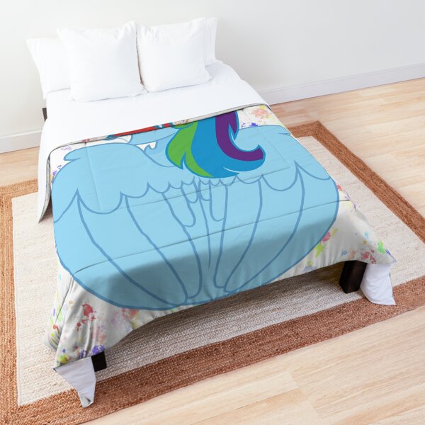 Luna King Bed Pillow Cover Set in Wistful Blue