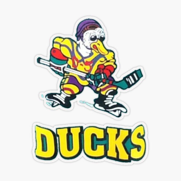 Banks Mighty Ducks Jersey Sticker for Sale by NorNorDraws
