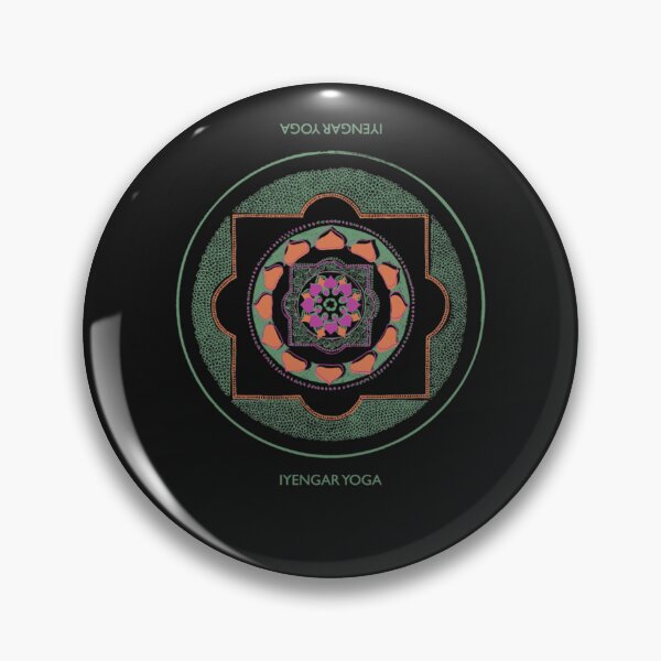 Item preview, Iyengar Yoga Mandala Fitted T-Shirt designed and sold by HannoDonne.