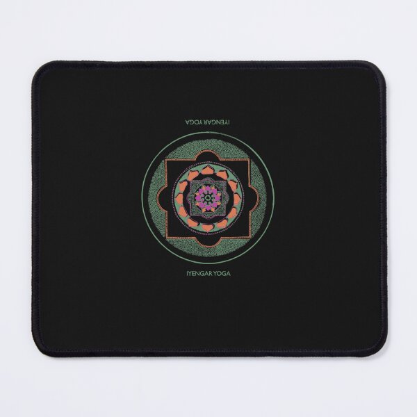 Item preview, Iyengar Yoga Mandala Fitted T-Shirt designed and sold by HannoDonne.