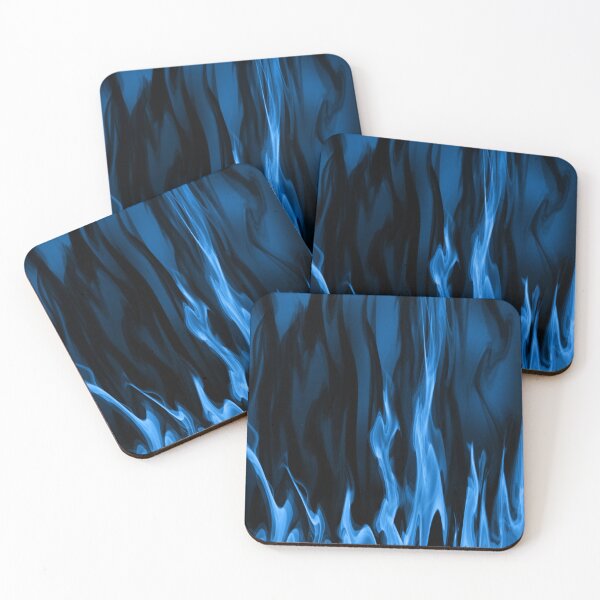 Aperçu de l'œuvre Flammes bleues créée et vendue par WinkyDoodle.