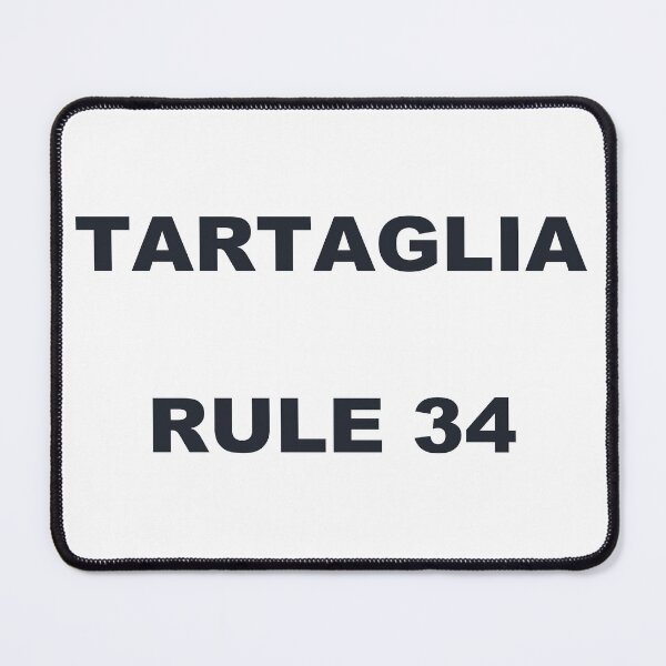 Item preview, Tartaglia Rule 34 designed and sold by rideroffice.