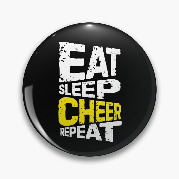 Item preview, eat sleep cheer repeat designed and sold by Grafik0.