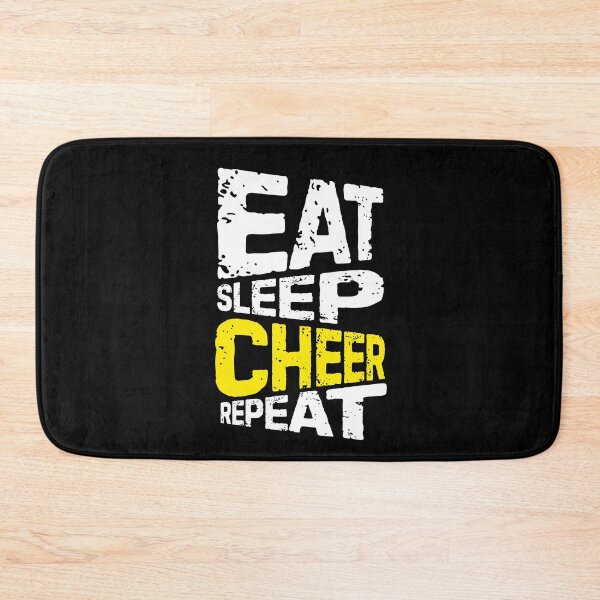 Item preview, eat sleep cheer repeat designed and sold by Grafik0.
