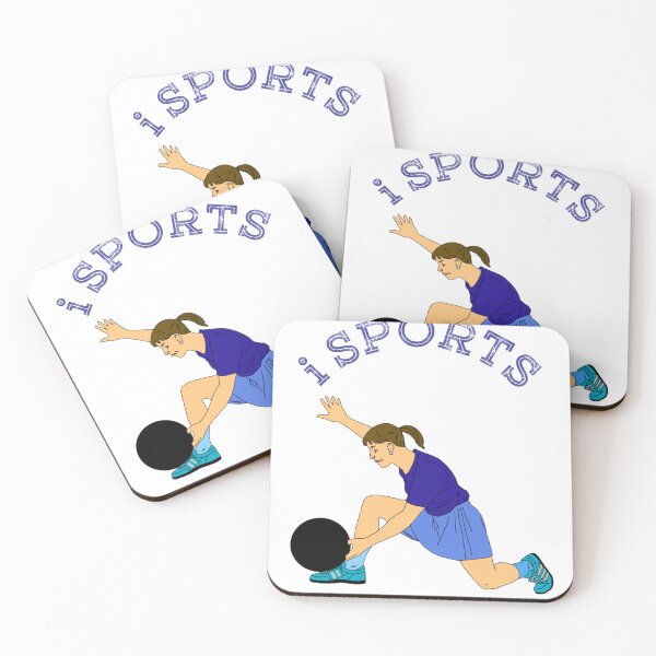 Item preview, Sports, bowling, action Fitted Scoop T-Shirt designed and sold by DoraTevan87.