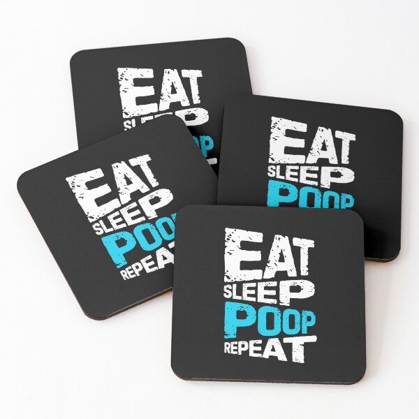 Item preview, eat sleep poop repeat designed and sold by Grafik0.