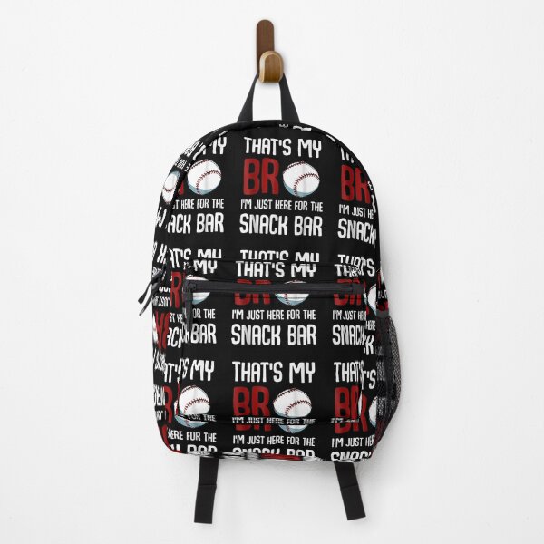 Item preview, That's My Bro I'm Just Here for Snack Bar Funny Baseball designed and sold by Andreberube.