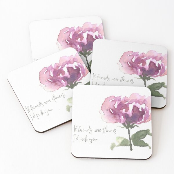 Item preview, If friends were flowers I'd pick you designed and sold by BonnyJeanArt.