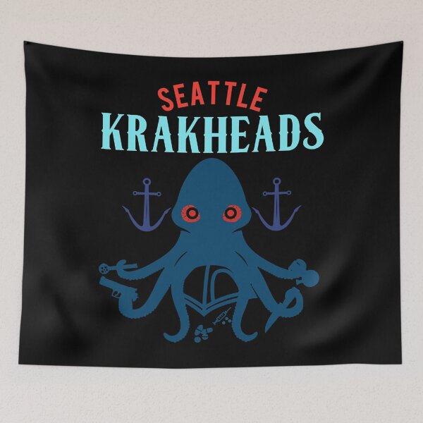 Item preview, Seat.tle Kra.khe.ads Release the Kra.ken designed and sold by JamesSharp25.