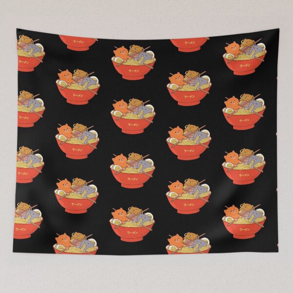 Item preview, Ramen And Cats Anime designed and sold by ThompsonBeauty.