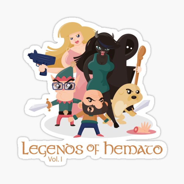 Legends of Hemato Vol.I Pegatina