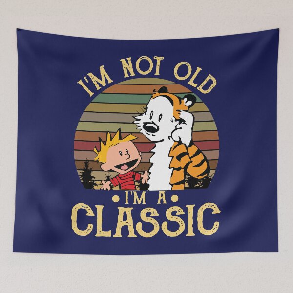 Item preview, Calvin and Hobbes I&x27;m Not Old I&x27;m a Classic Classic T-Shirt designed and sold by petwayhydibbenv.