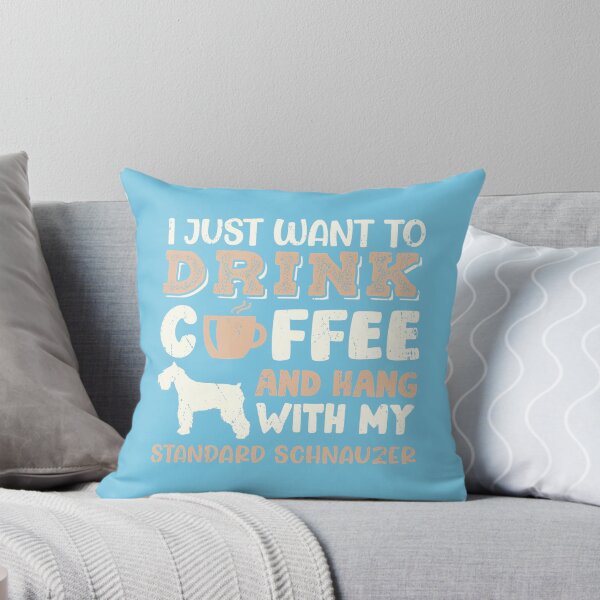 Artikelvorschau, Lustiges StandardSchnauzer-Getränk-Kaffee-Hand mit Hundemamma-Geschenk-T - Shirt entworfen und verkauft von KlinikLeon.