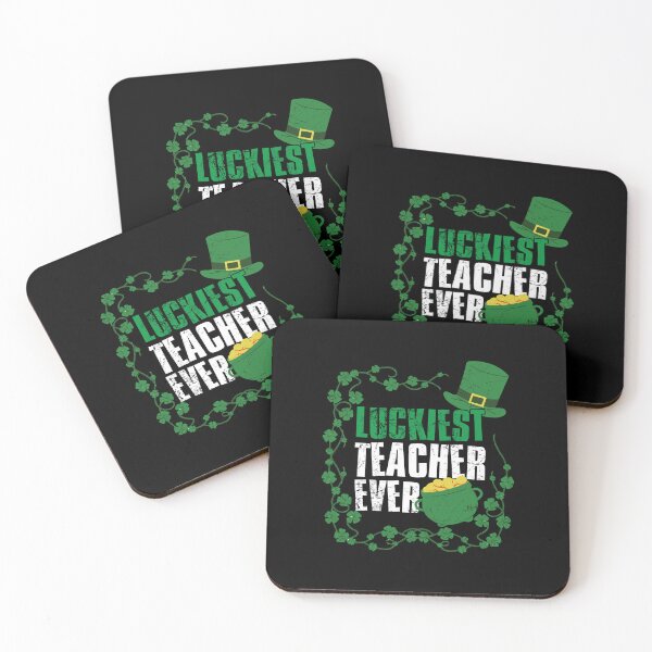 Item preview, Luckiest Teacher Ever, St Patricks Day, Gift for Teachers designed and sold by FNStuff.
