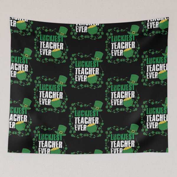 Item preview, Luckiest Teacher Ever, St Patricks Day, Gift for Teachers designed and sold by FNStuff.