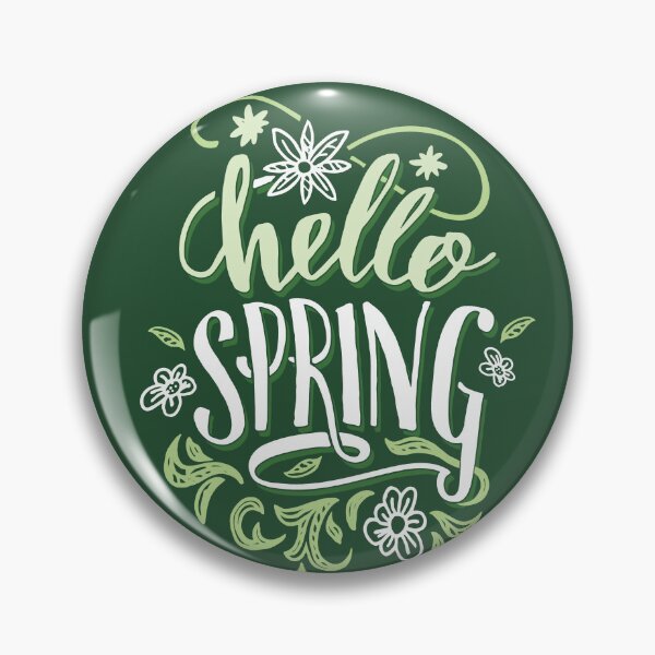 Item preview, Hello Spring Floral Saying designed and sold by PaulLesser.