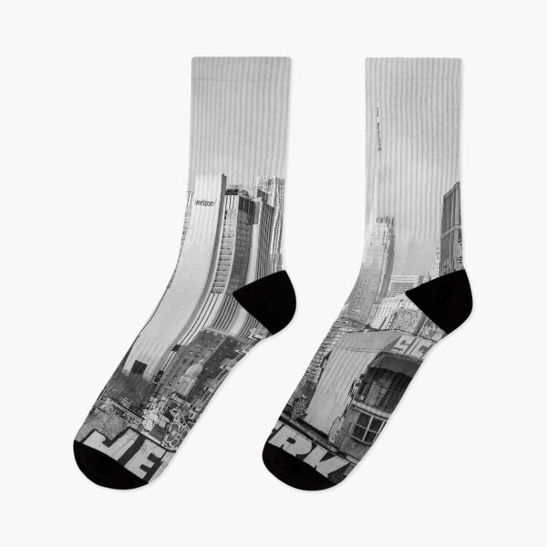 Item preview, New York City Skyline Black and White designed and sold by anthonylonder.